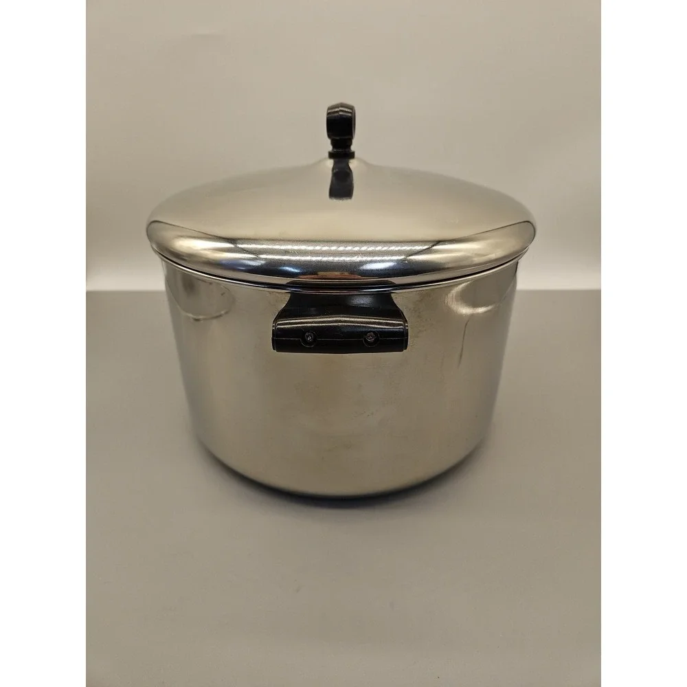 Farberware Aluminum Clad Stainless Steel 8qt Stock Pot With Lid